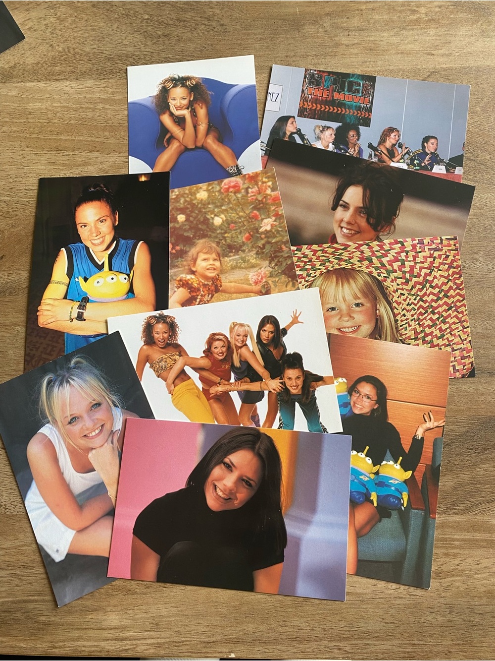 10 Official Spice Girls Collectable Pictures